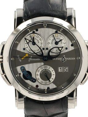 Ulysse Nardin Sonata Silver Dial 18k White Gold 42mm Automatic Mens Watch